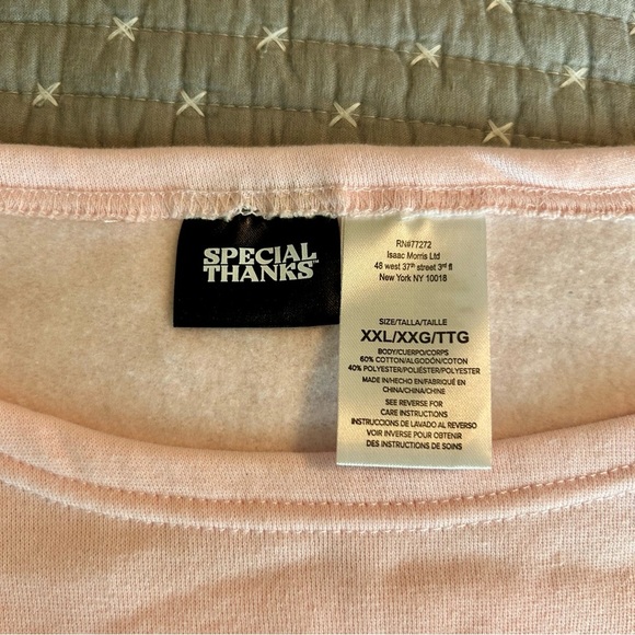 Special Thanks Pink Sweatshirt XXL - Picture 5 of 5